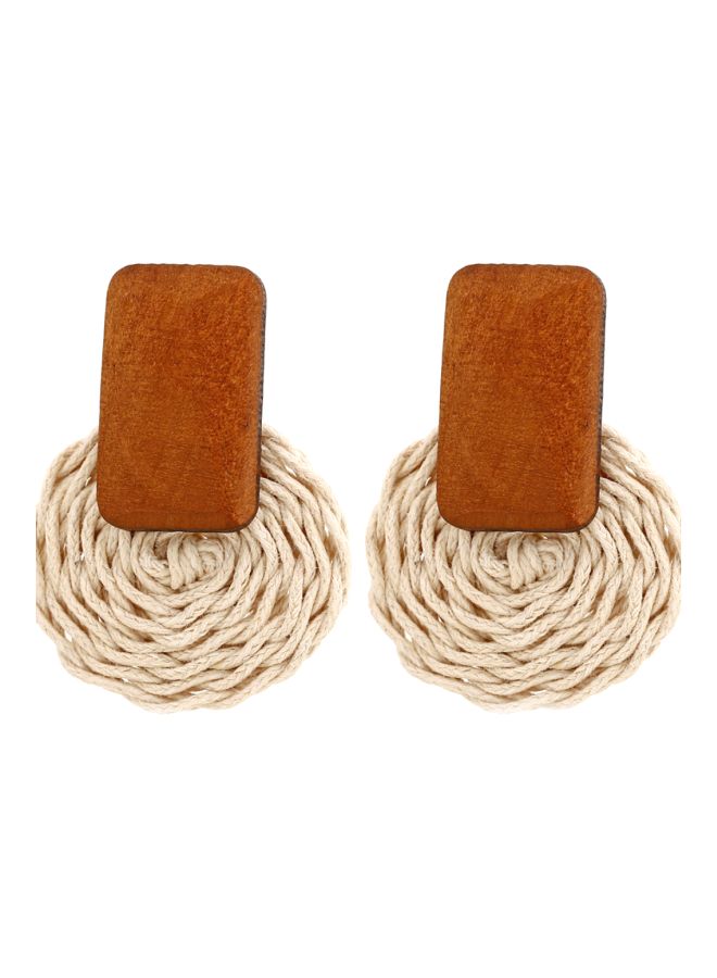 J&J - Geometric Shaped Stud Earrings - Image 1
