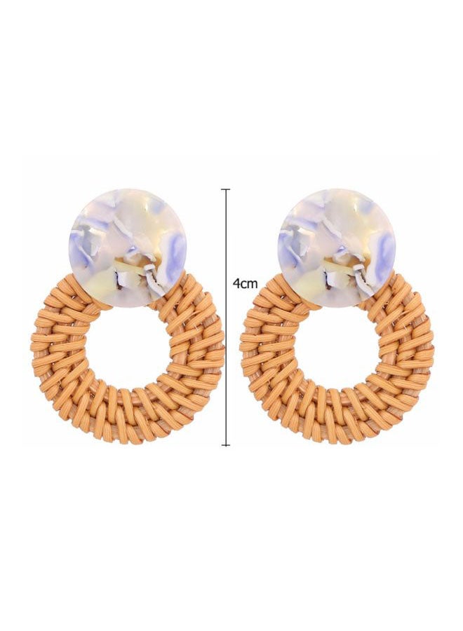 J&J Woven Dangle Earrings - Image 3