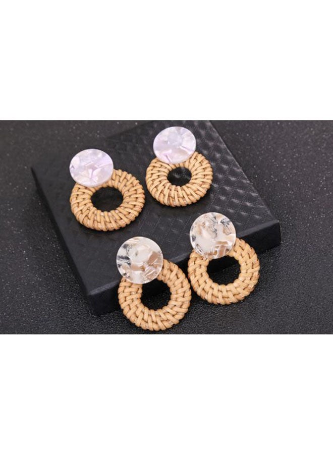 J&J Woven Dangle Earrings - Image 4