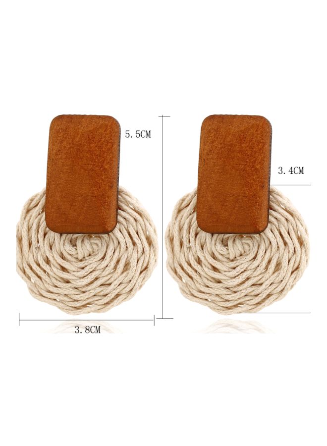 J&J - Geometric Shaped Stud Earrings - Image 1