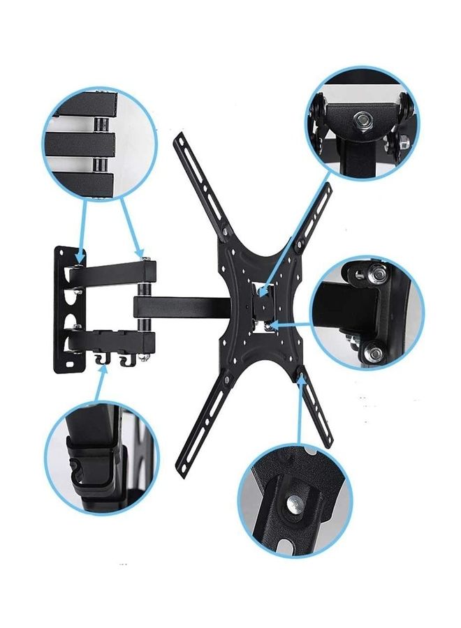 Full-Motion Articulating Wall Mount Black - Image 3