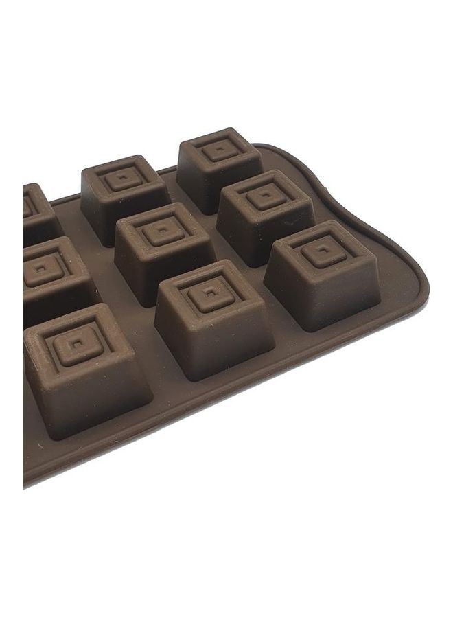 15-Cavity Silicone Mould Brown 21cm - Image 2