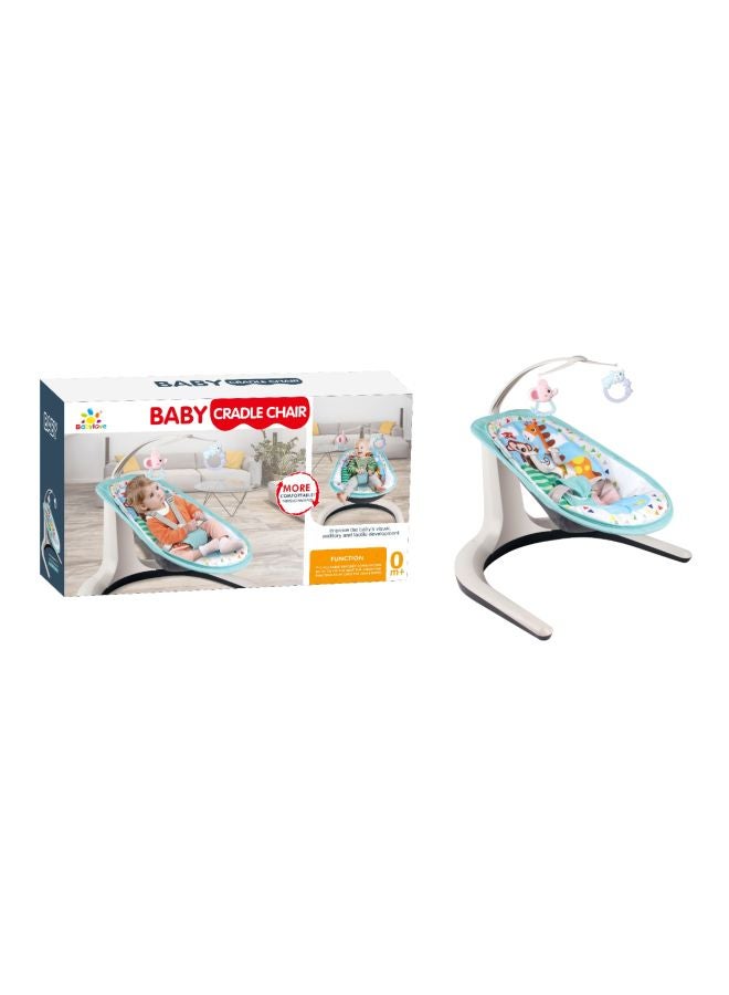 Baby love Sturdy Durable Lightweight Comfortable Cradle Musical Rocking Chair With Toys  - Image 4