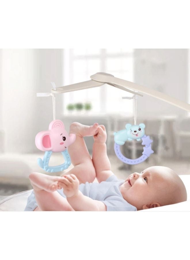 Baby love Sturdy Durable Lightweight Comfortable Cradle Musical Rocking Chair With Toys  - Image 5