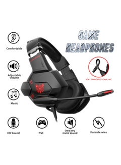 onikuma K11 Professional Gaming  Headphone With Mic For PS4, PC & Xbox One -wired  - Image 2