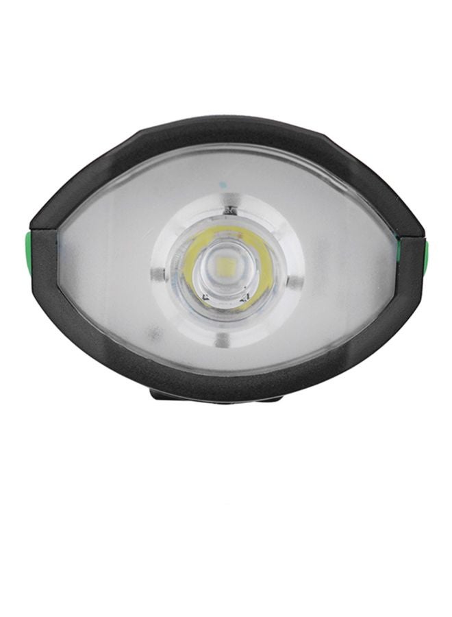 Rockbros Bicycle Headlight With Electric Horn Bells Green/Black 5x1cm  - Image 3