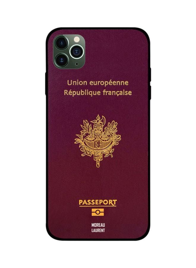 Moreau Laurent Protective Case Cover For Apple iPhone 11 Pro France Passport