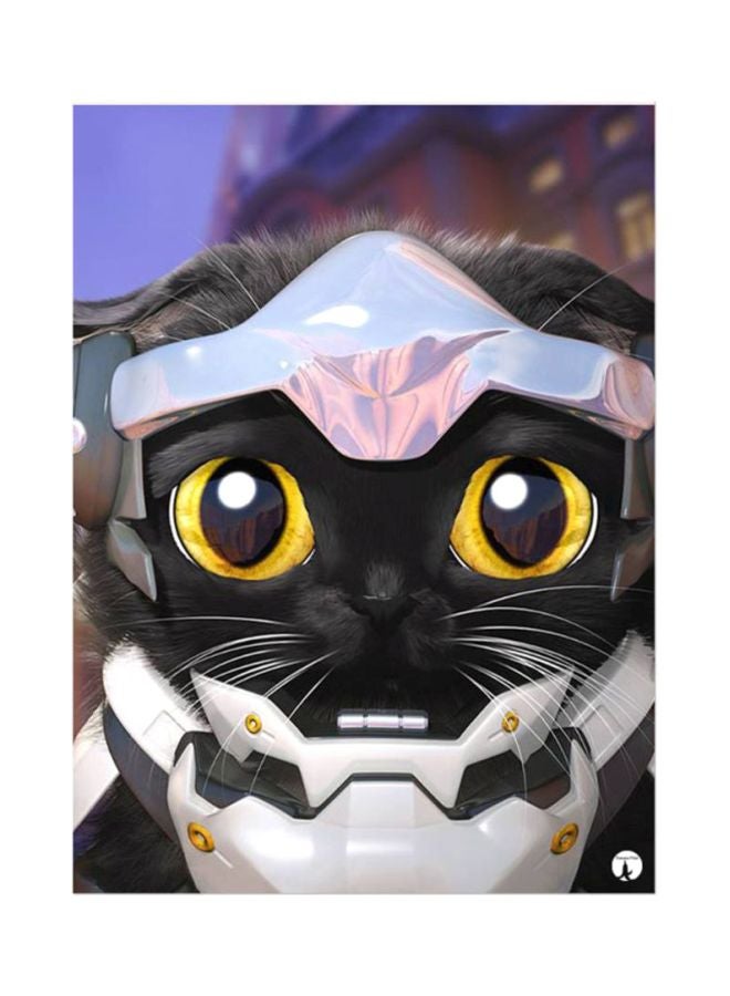 BP The Video Game Overwatch Mouse Pad Black/Grey/Blue