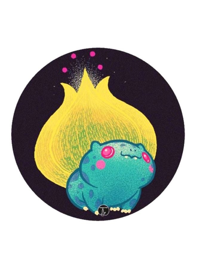 BP Pokemon Printed Mousepad Black/Blue/Yellow