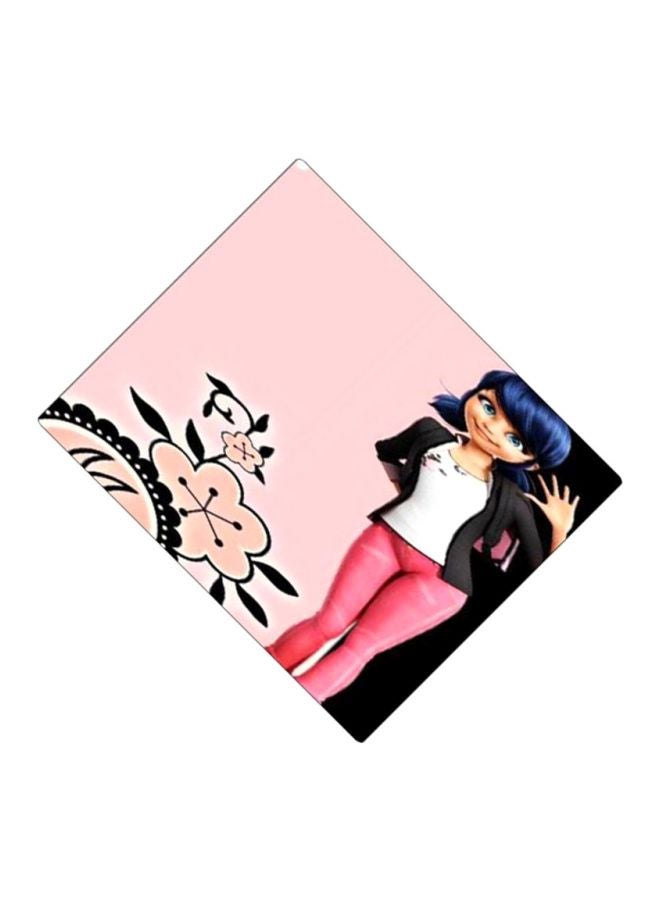 BP Printed Anti-Slip Gaming Mouse Pad Pink/Black/White - Image 2