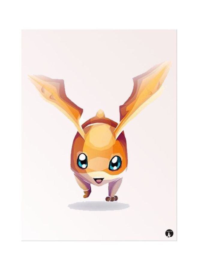 BP The Anime Digimon Mouse Pad Pink/Beige