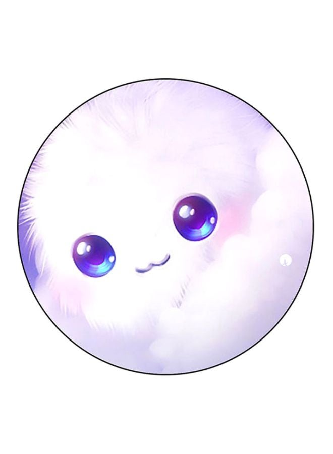 BP A Creature Printed Mouse Pad White/Purple