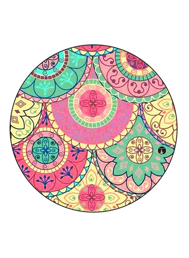 BP Art Printed Mouse Pad Green/Pink/Yellow