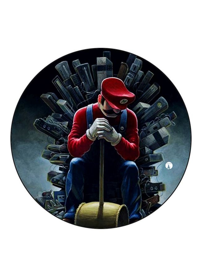BP Super Mario Gaming Printed Round Mouse Pad