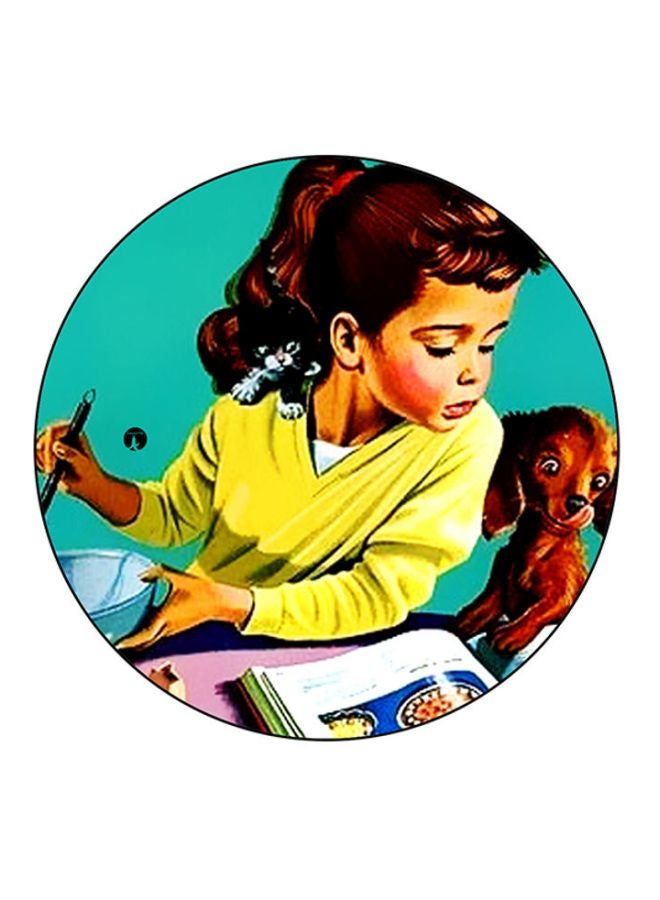 BP Printed Mouse Pad Yellow/Brown/Blue