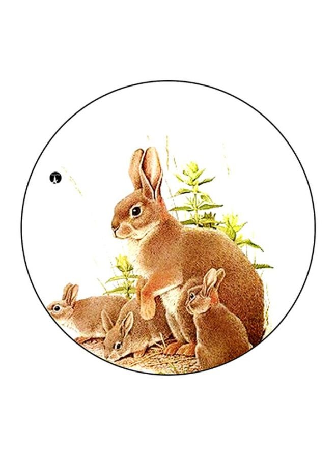 BP Printed Mouse Pad White/Brown/Green
