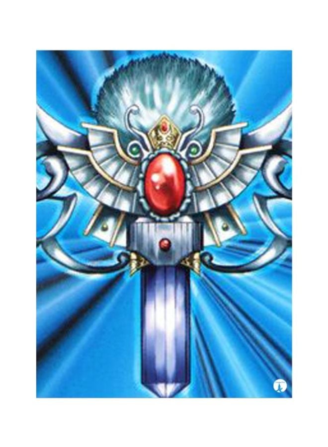 لوحة ماوس مطبوعة بتصميم مسلسل "Yu Gi Oh" أزرق/ فضي/ أحمر