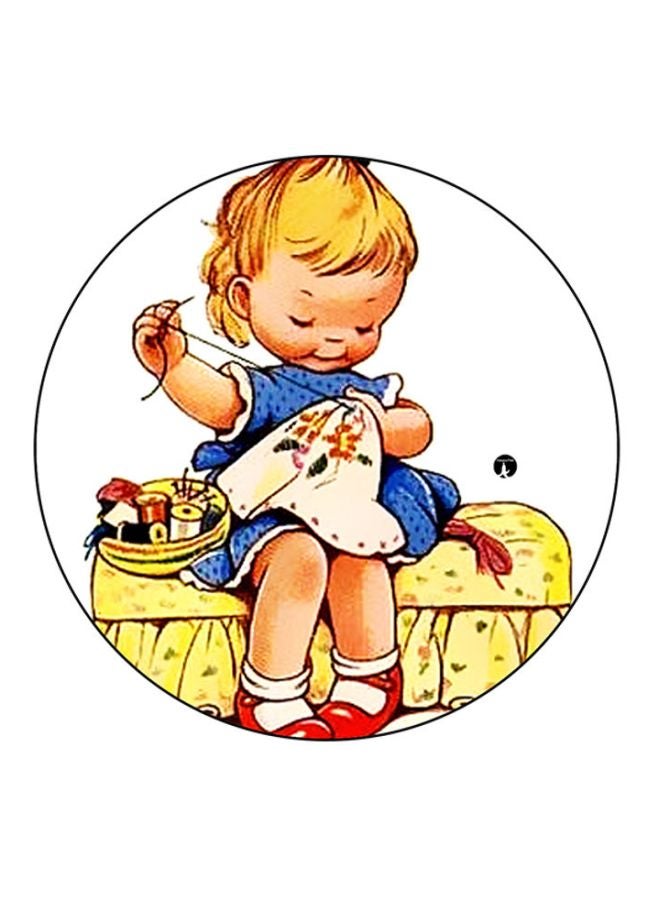 بي بي وسادة ماوس بتصميم فتاة متعدد الألوان