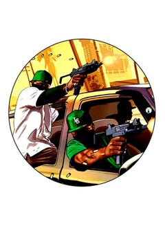 The Video Game Grand Theft Auto Printed Mouse Pad Multicolour
