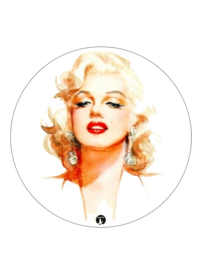 BP Pop Art Printed Mouse Pad White/Beige/Red