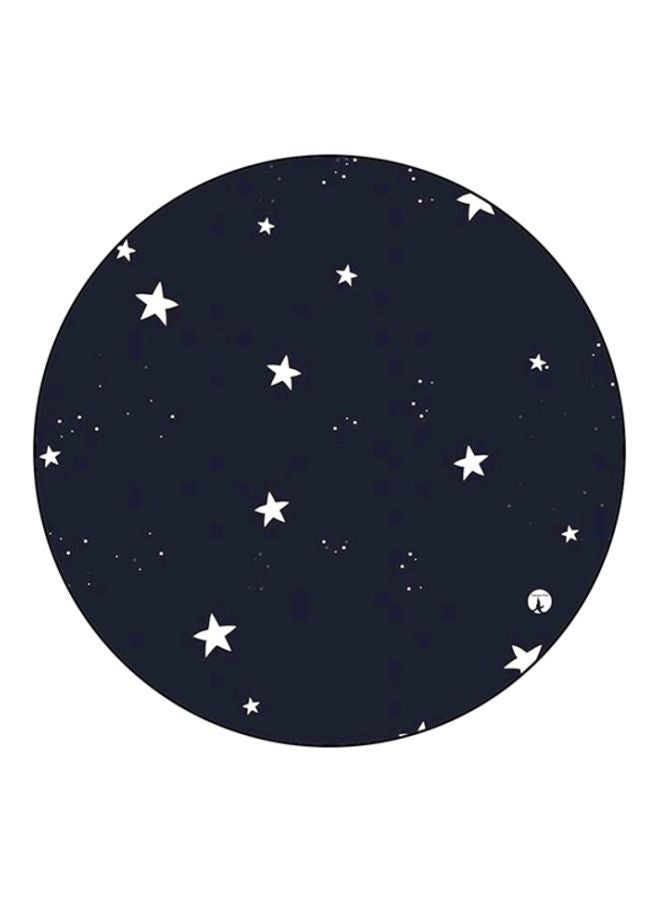 BP Stars Printed Mouse Pad Black/White