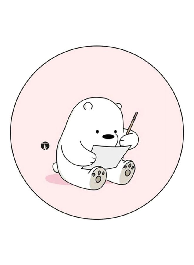 BP We Bare Bears Printed Mouse Pad Pink/White/Beige 