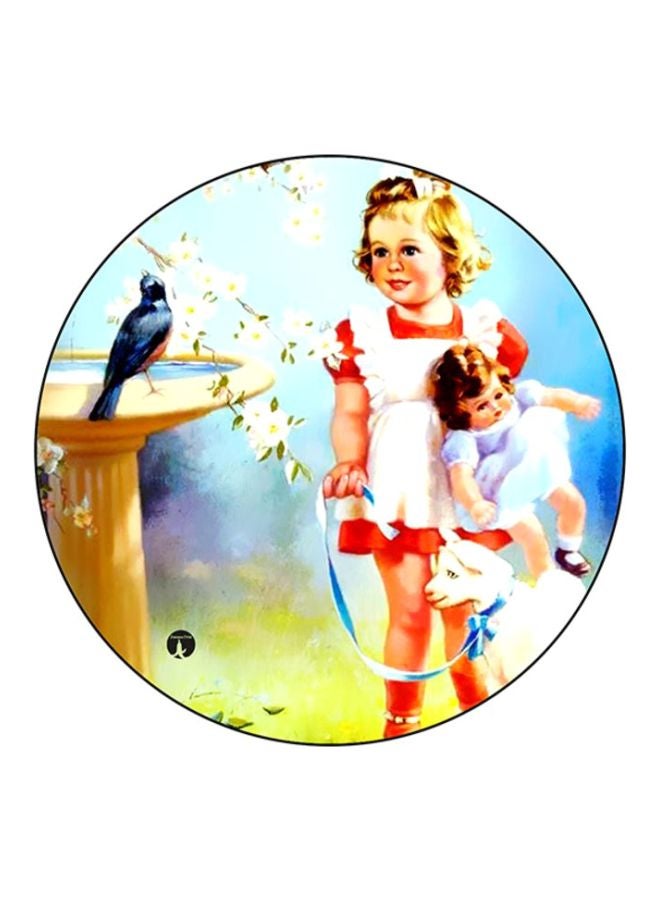 BP Vintage Art Printed Mouse Pad Multicolour