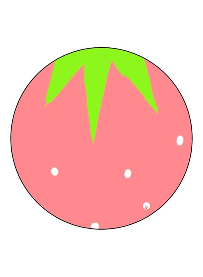 BP Strawberry Printed Mouse Pad Pink/Green/White