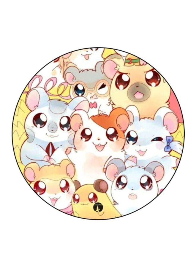 BP Animation Hamtaro Printed Mouse Pad Multicolour