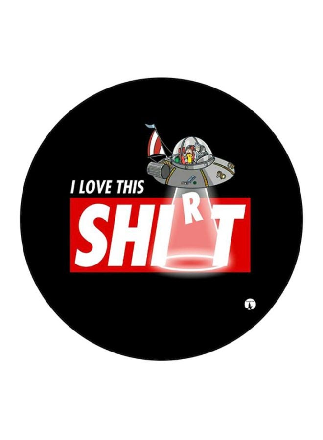 BP Printed Mouse Pad Black/Red/White