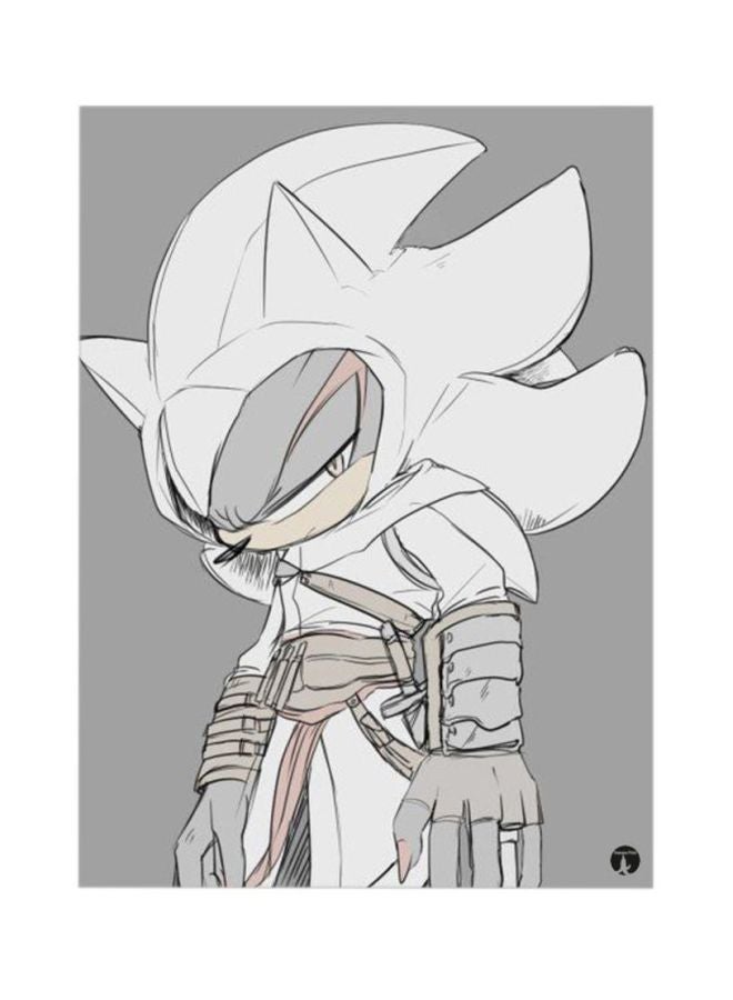 BP Sonic Printed Mouse Pad White/Grey