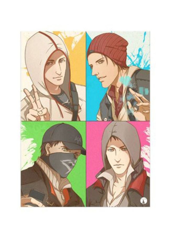 BP Multiple Video Games Theme Printed Mouse Pad Multicolour