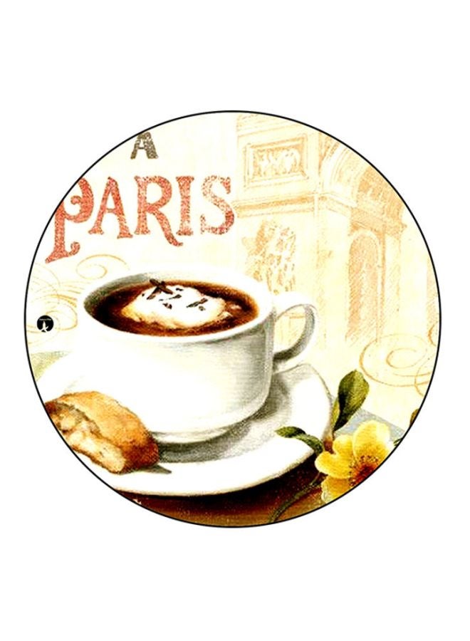 BP Coffee Cup Printed Mouse Pad Multicolour