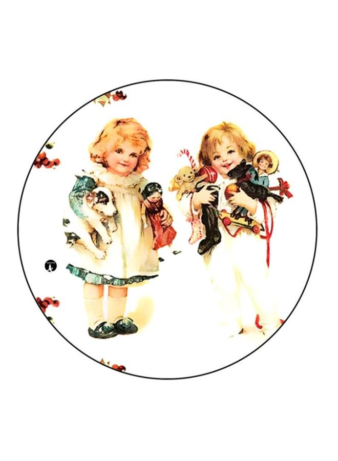 BP Vintage Art Printed Mouse Pad Multicolour