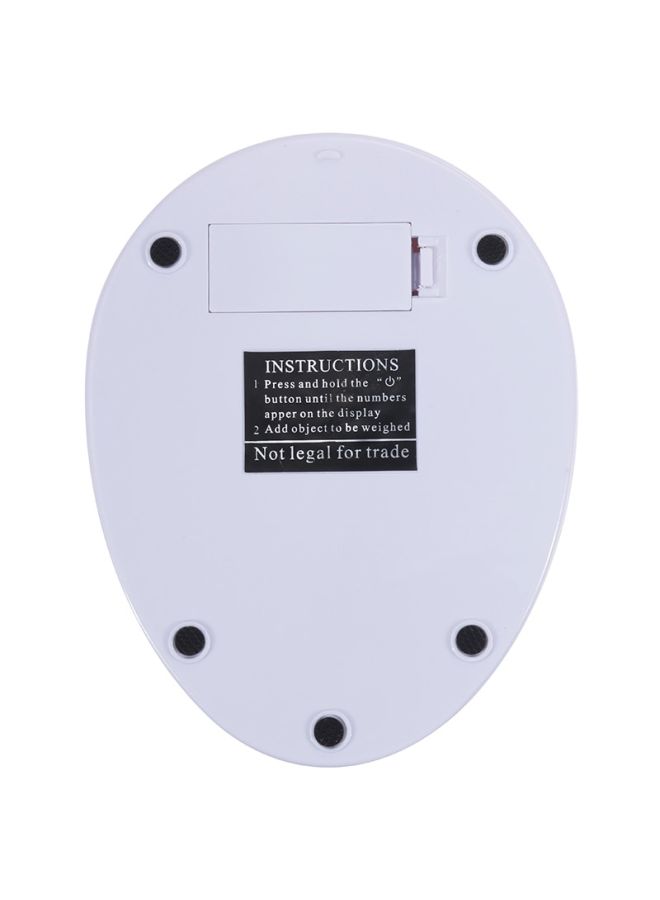 بيوينتي ميزان رقمي إلكتروني محمول أبيض - Image 2