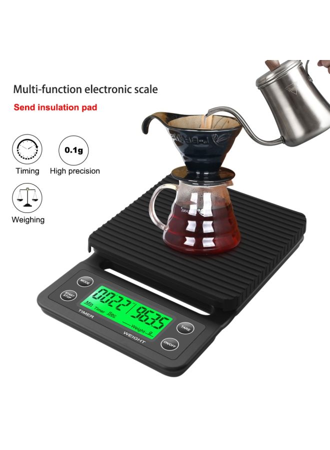 بيوينتي ميزان رقمي إلكتروني محمول أسود - Image 2