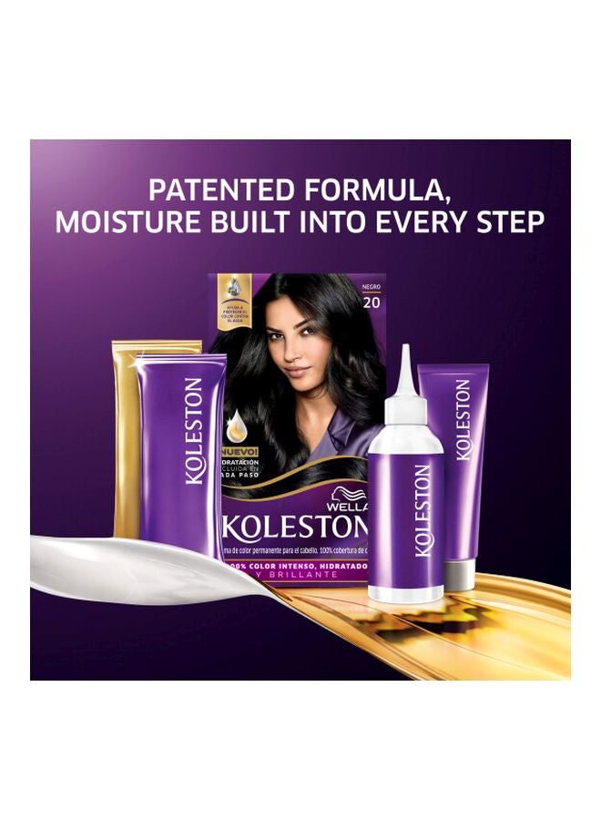 Wella Koleston Hair Colour Cream 20 Black 40grams  - Image 3