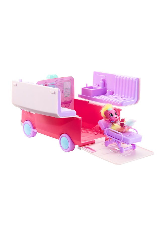 ليتل لايف سكراف إيه لافز مجموعة سيارة إسعاف الطبيب البيطري - Image 2