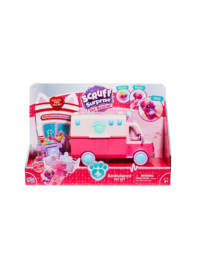 ليتل لايف سكراف إيه لافز مجموعة سيارة إسعاف الطبيب البيطري - Image 4