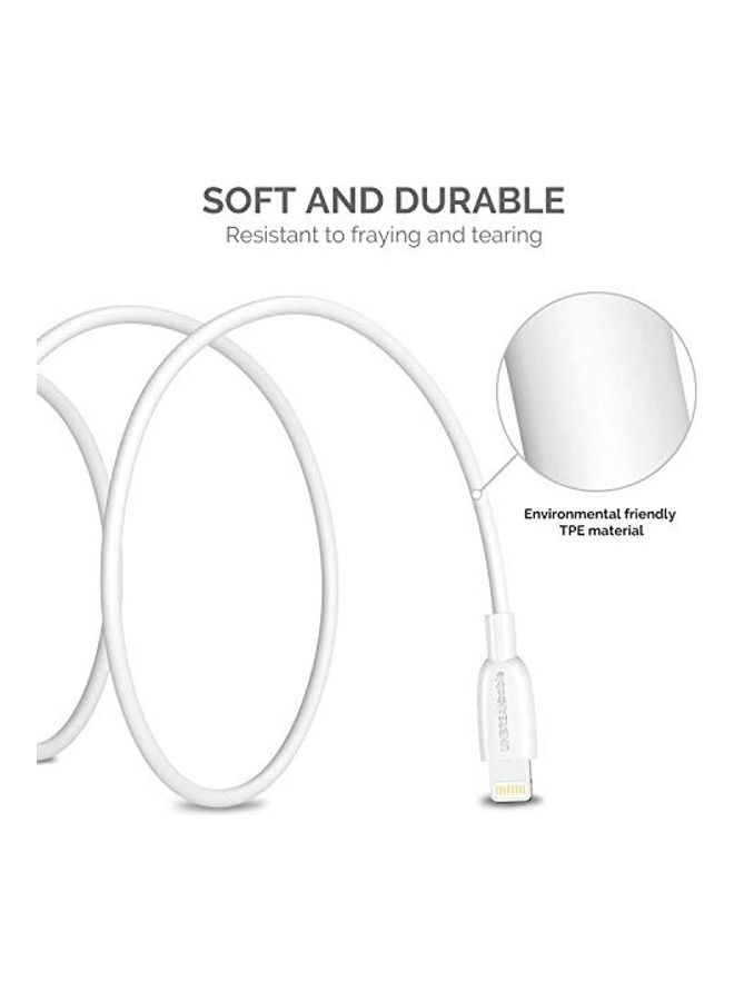 Generic - Fast USB Lightning Cable White - Image 1