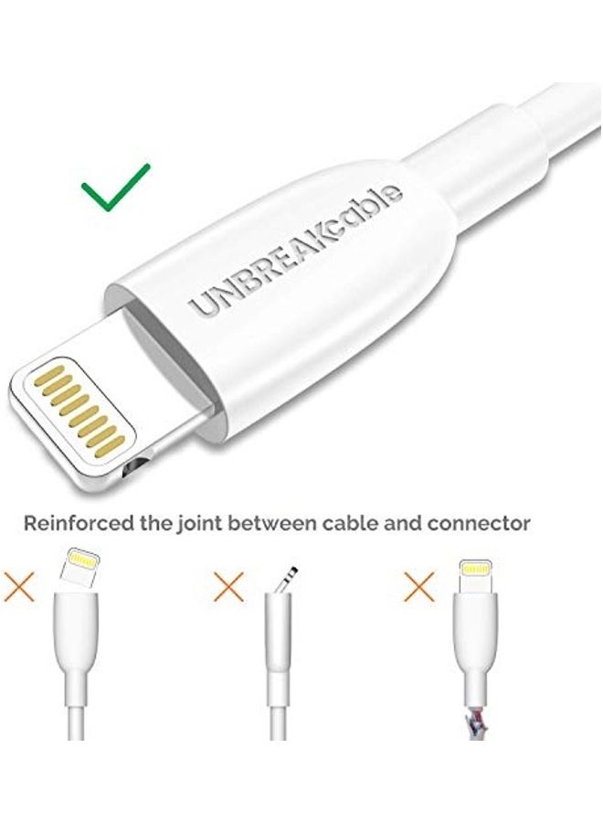 Generic - Fast USB Lightning Cable White - Image 1