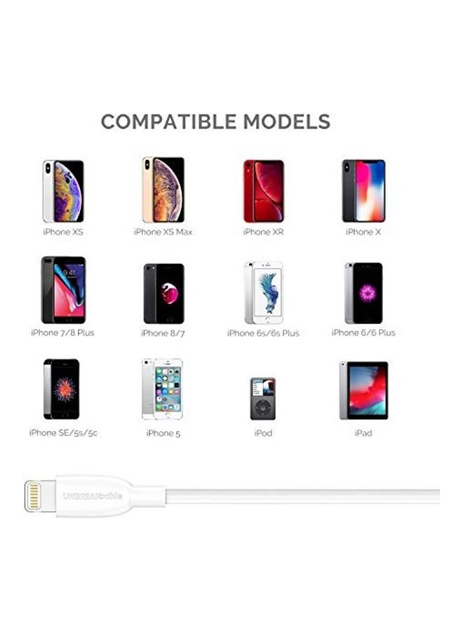 Generic - Fast USB Lightning Cable White - Image 1