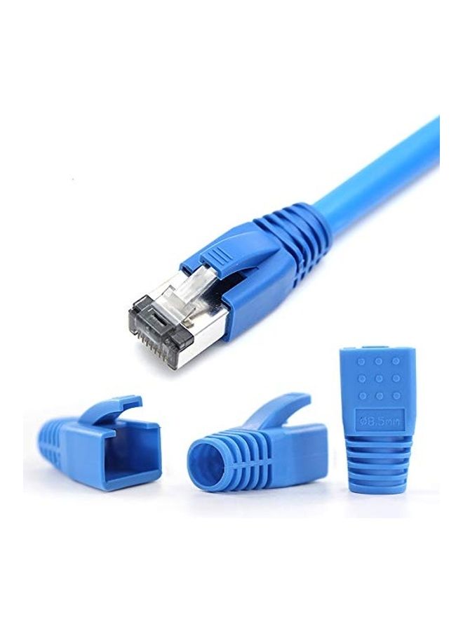 Generic - 50-Piece Cat6 Strain Relief RJ45 Boot blue - Image 1