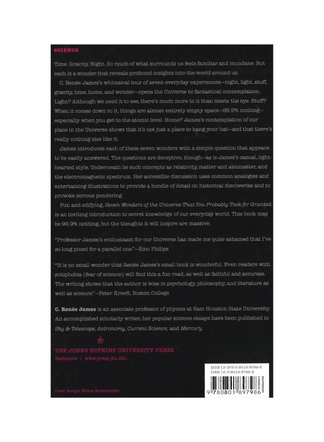 Seven Wonders Of The Universe: That You Probably Took For Granted. paperback english - Image 2