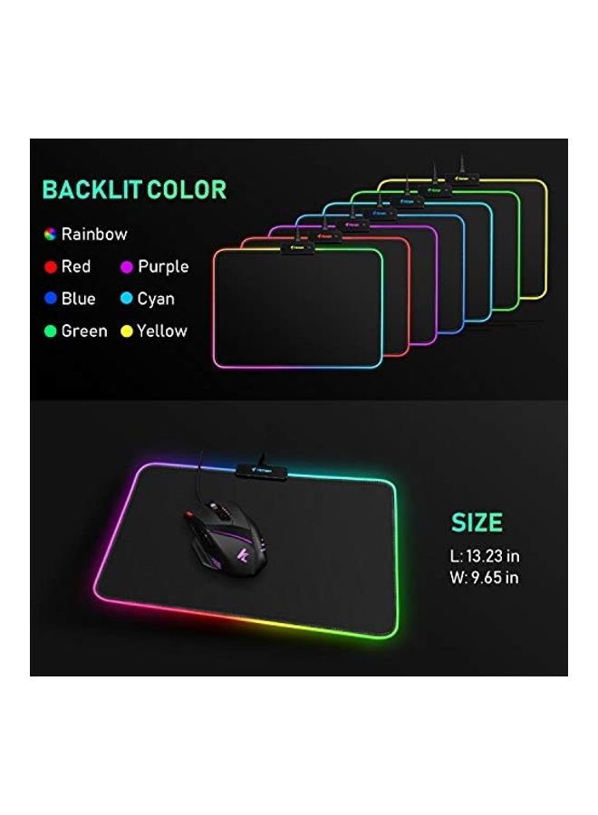 RGB Gaming Mouse Pad Mat Wired - Image 3