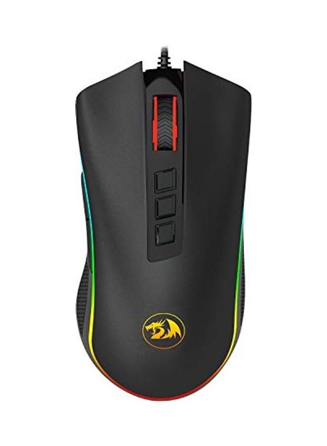 REDRAGON M711 Cobra Gaming Mouse with 16.8 Million RGB Color Backlit, 12,400 DPI Adjustable, Comfortable Grip, 8 Programmable Buttons, Black - Image 1