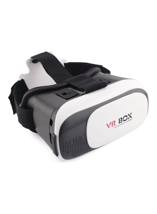 نظارة الواقع الافتراضي ثلاثية الأبعاد للهواتف الذكية أسود/ أبيض - Image 1