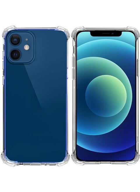 Protective Silicone Back Cover For Iphone 12 Mini Clear