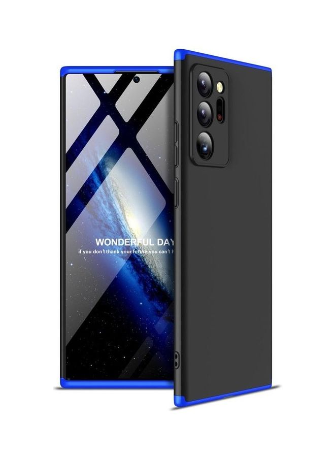 GKK - 360 TPU 3 Pieces Protective Case For Samsung Note 20 Ultra Black/Blue - Image 1
