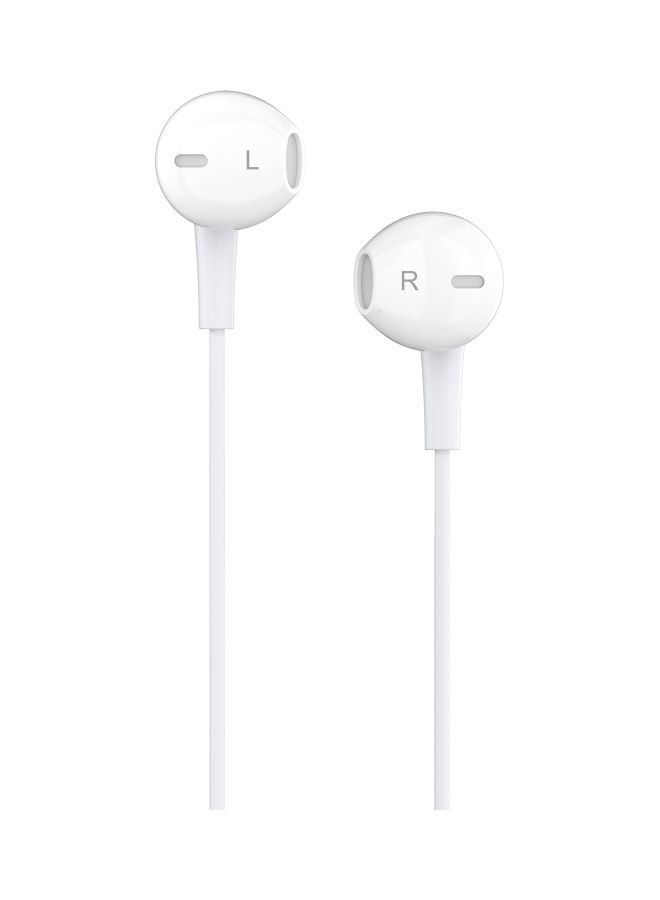 Brava Wired In-Ear Earphones White - Image 2